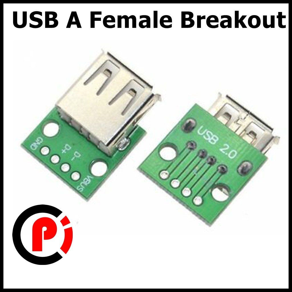 USB FEMALE TYPE A TO PCB USB BREAKOUT USB TO DIP CONNECTOR TERMINAL