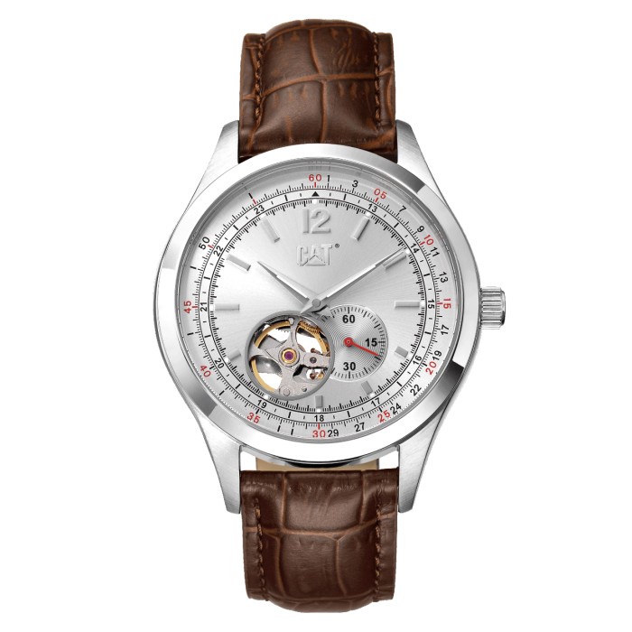 Original Caterpillar CAT EA.148.35.232 - Jam Tangan Pria - Automatic Leather