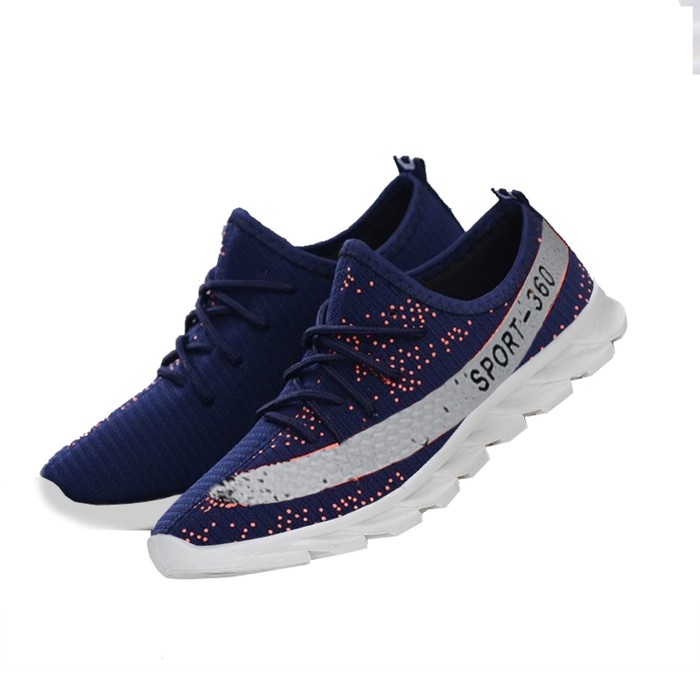 Sneakers Pria Wanita Odyssey React Sport-360 Running Shoes - Murah - Hitam, 37