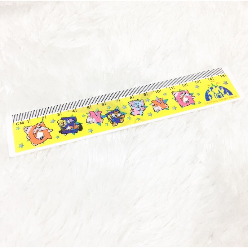 

Original Genting Highland Malaysia Ruler Penggaris ATK Kids Stationery Anak Alat Tulis Import Unik Cute Perlengkapan Sekolah