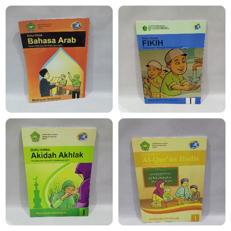 

buku satu paket madrasah ibtidaiyah kelas 1 pendekatan saintifik kurikulum 2013