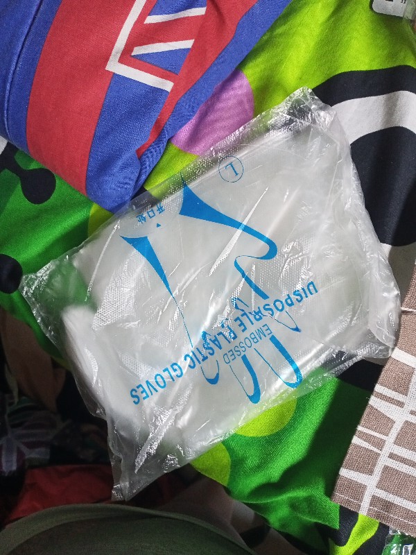 Jhdp44 Sarung Tangan Plastik Transparan Sekali Pakai 1 Pack Isi 100 Disposable Gloves Plastic