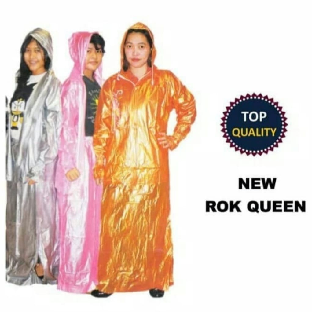 Jas Hujan QUEEN Jaket Rok Wanita Queen 965