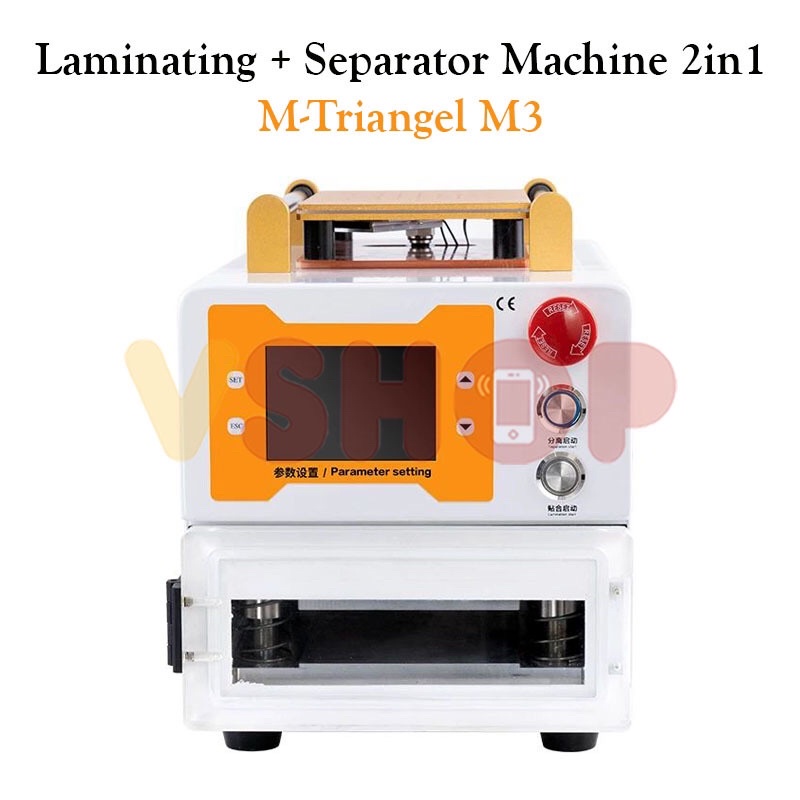 MESIN LAMINATING + SEPARATOR PEMISAH LCD TOUCHSCREEN M-TRIANGEL M3