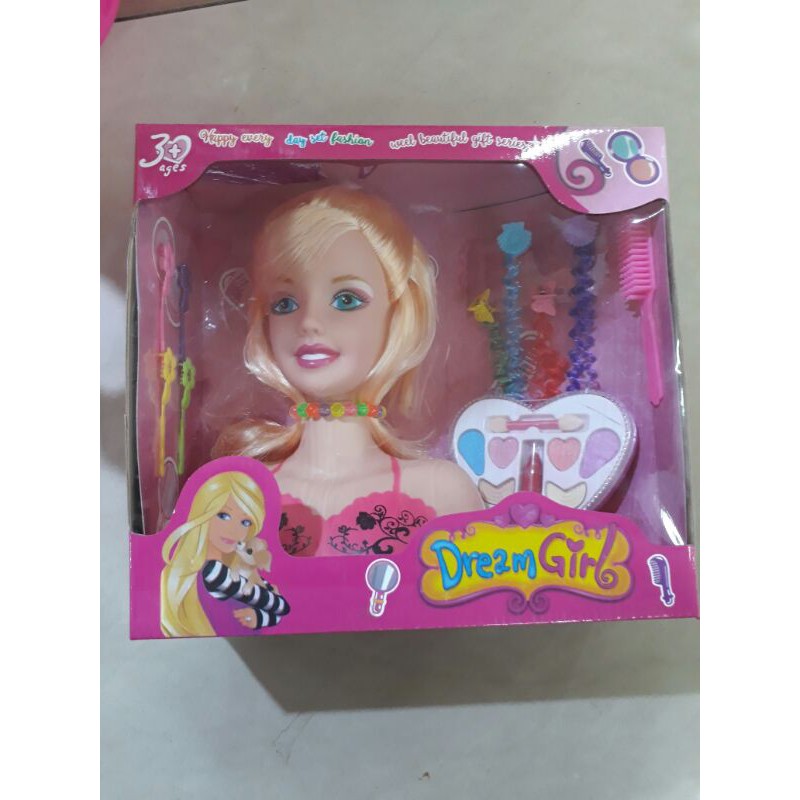 makeup kepala barbie