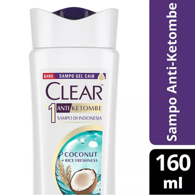 Clear Shampoo Anti Ketombe 160mL