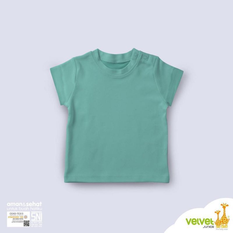 Velvet Oblong Pendek Warna / Atasan anak