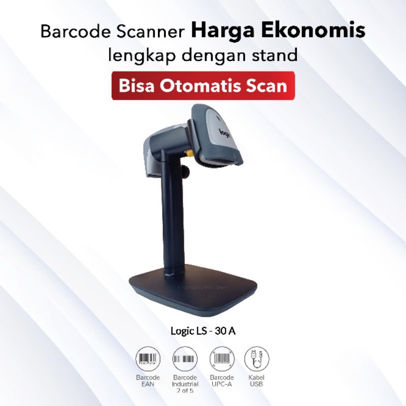 Logic LS-30A barcode scanner Logic Ls 30A bisa otomatis scan barcode scanner LOGIC LS30