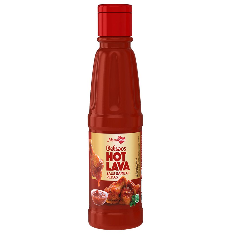 

Mamasuka Delisaos Hot Lava Saus Sambal 130ml
