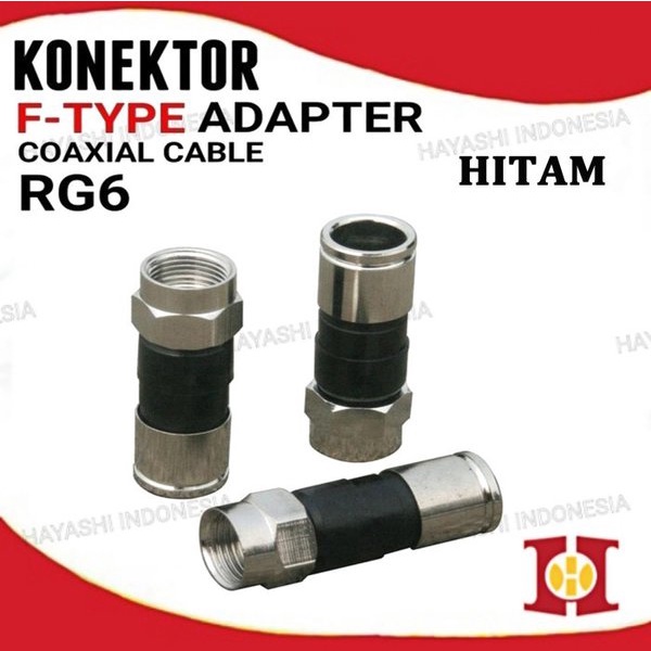 Konektor Jack Connector F RG 6 Press Compression RG6 Compress PPC EX6