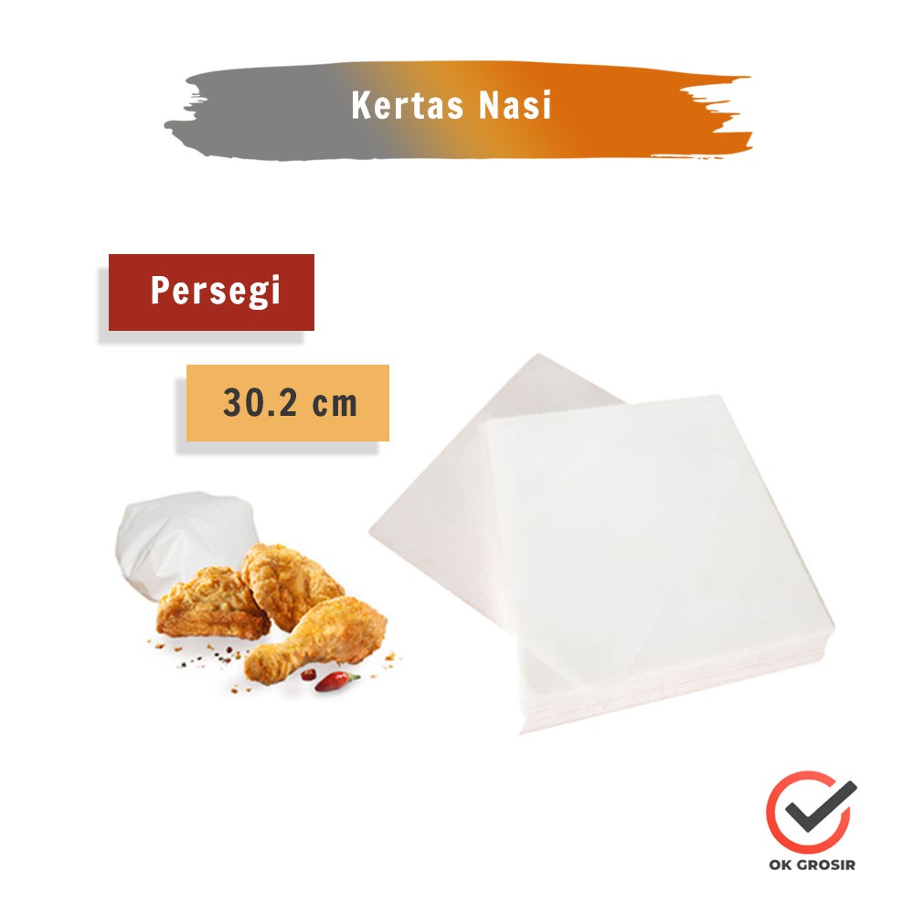 

Kertas Nasi (Kertas Nasi KFC / MCD) [Per 25 Pcs]