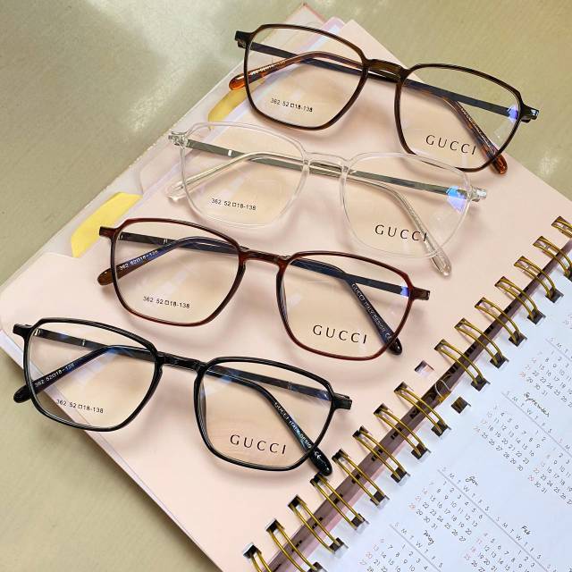 Frame kacamata 362 lentur fashion cewek trendi bisa minus plus antiradiasi kacamata murah grosir