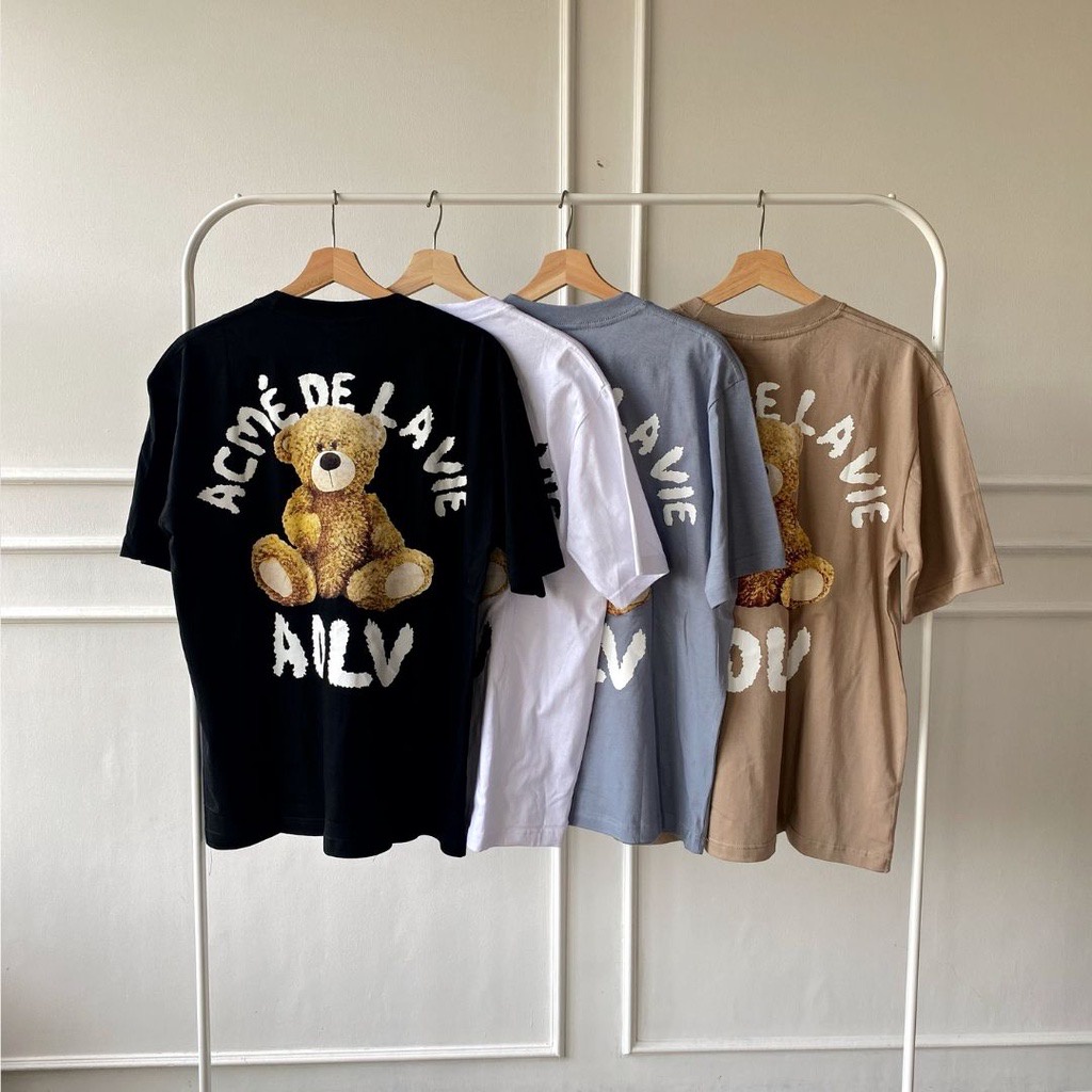 ￼ADLV Printed Unisex T-Shirt - Kaos Oversized Pria Wanita