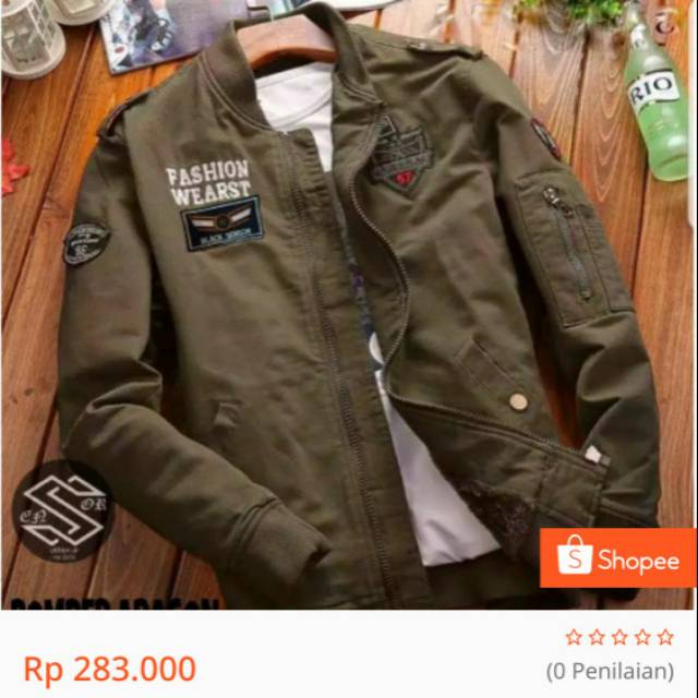 Jaket bombers cowo maco keren