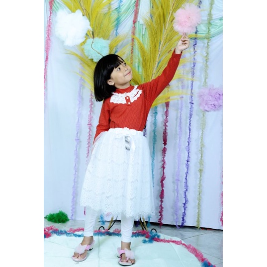 (NEW ARRIVAL) CELANA ROK TUTU BRUKAT--CELANA ROK BAWAHAN PESTA-- USIA 5-7 TAHUN