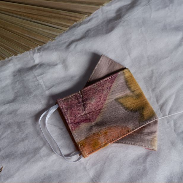 Masker Kain - Eco Print Mask