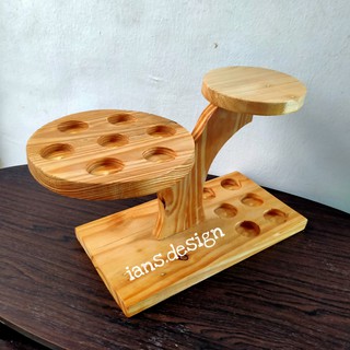 Rak diffuser dan essential oil young living rak kayu Rak diffuser dan essential oil young living rak kayu