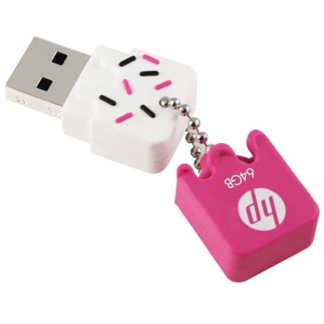 USB FlashDisk HP v178 b (Pink) 64GB 100% Original Garansi Resmi