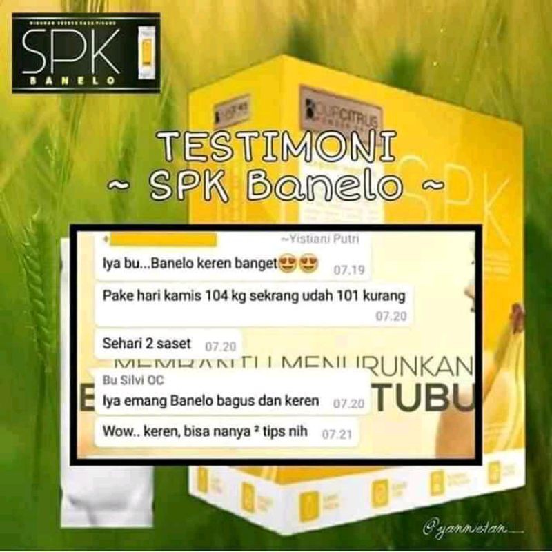 PROMO  5 sachet - SPK BANELO MINUMAN PELANGSING BADAN ALAMI