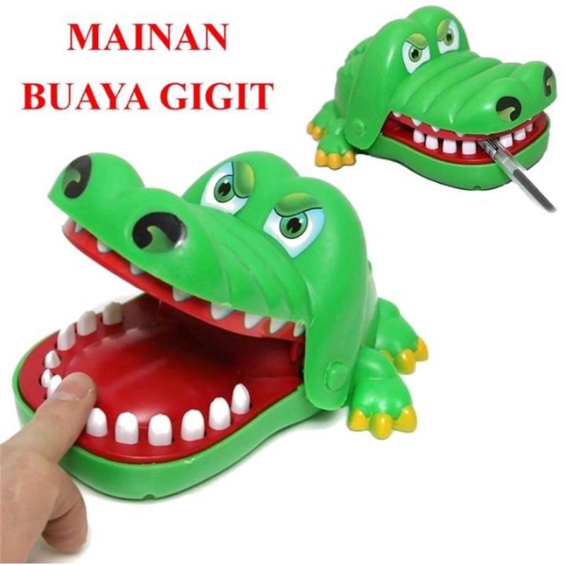 [BISA COD] MAINAN GAME MULUT BUAYA MAINAN CROCODILE BITE THE HAND LZ2 MAINAN MULUT BUAYA GIGIT JARI