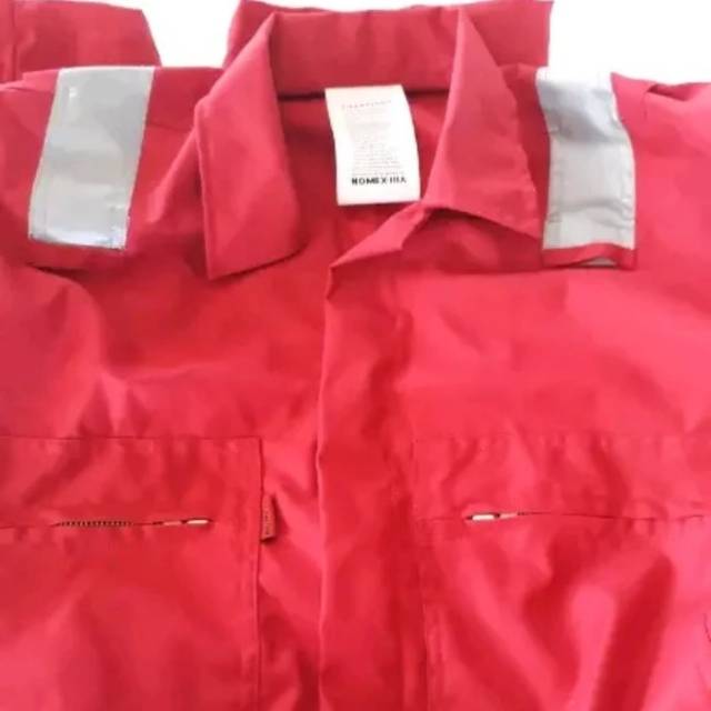 NOMEX IIIA Wearpack Safety Coverall Tahan Api Seragam Kerja Proyek Untuk Tambang Lengan Panjang