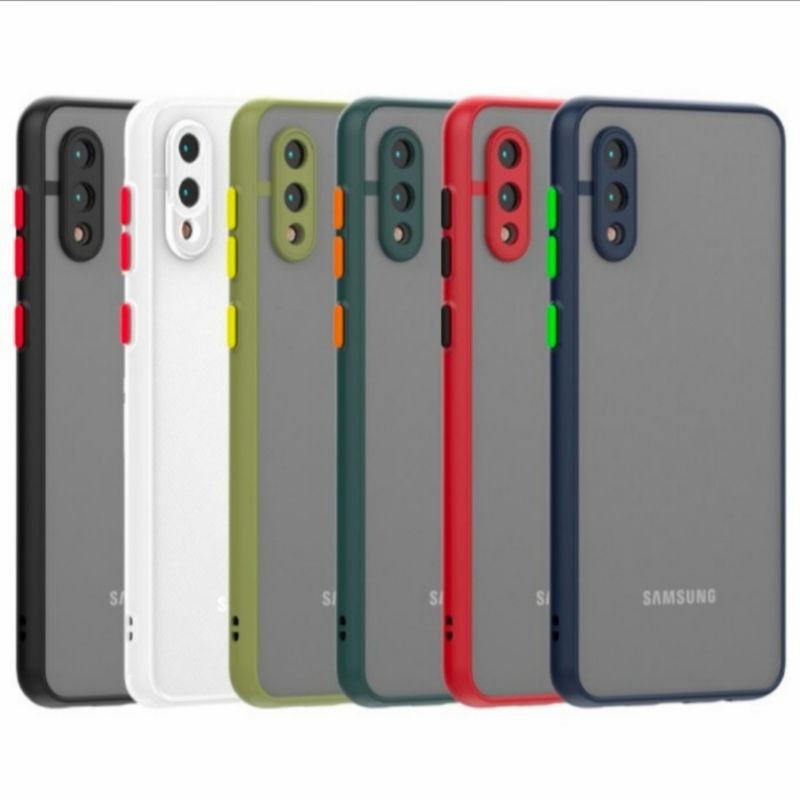 Samsung A02 M02 case fuze dove doff matte colour warna