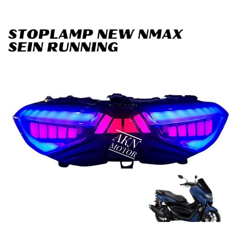 LAMPU STOPLAMP 3IN1 NMAX NEW STOPLAMP NMAX NEW STOPLAMP RGB XENOS NMAX NEW
