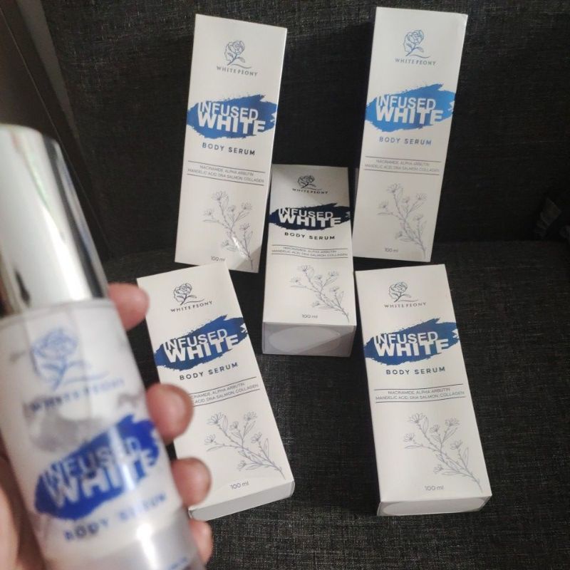 white peony infused body serum