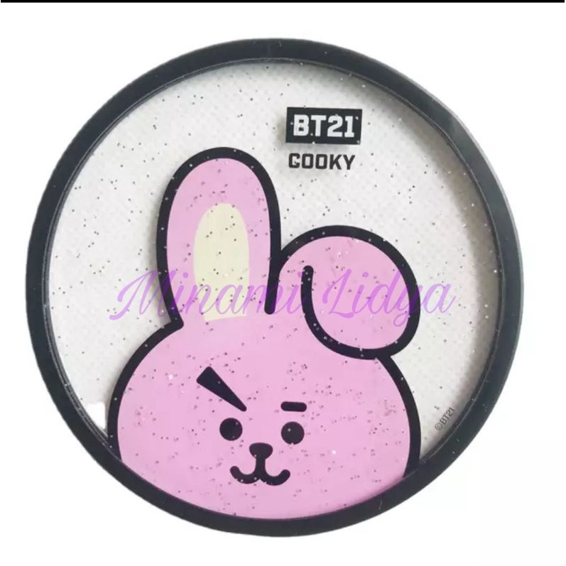 READY STOK INDONESIA coaster tatakan bt21 gelas