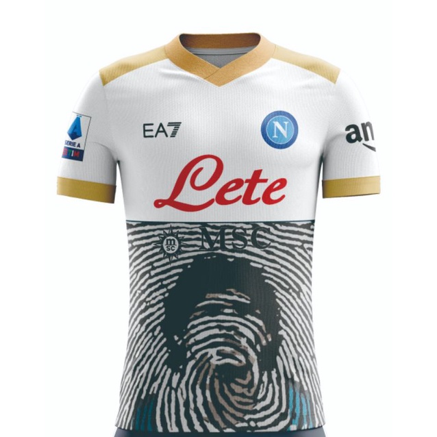 Jersey napoli 2022 tributo maradona away
