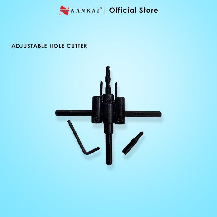 

Mata Bor Kayu Jangka / Adjustable Circle Hole Cutter Nankai