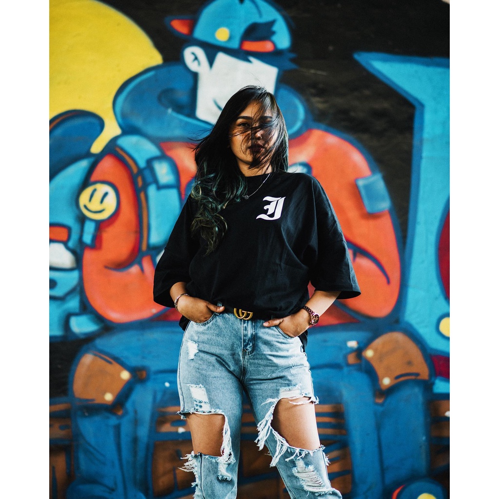 kaos oversize Hits Insane HITAM combet 24sl insane wardrobe