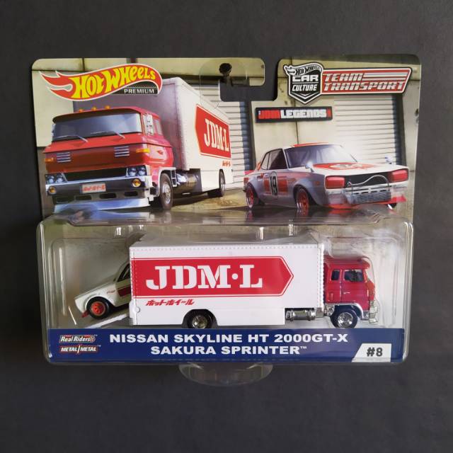 Hot Wheels Team Transport Nissan Skyline HT 2000GT-X Sakura Sprinter