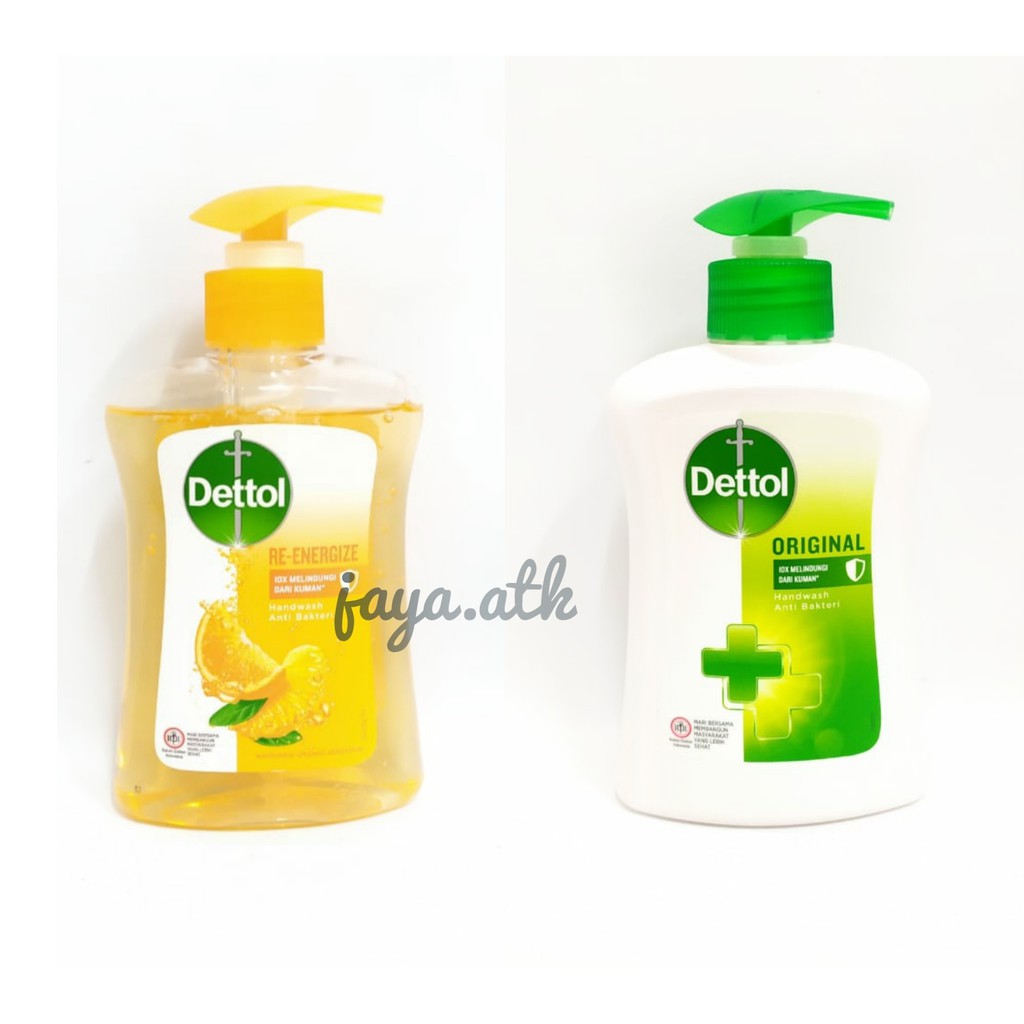 SABUN CUCI TANGAN ANTISEPTIK DETTOL 225ML HANDWASH ANTI BAKTERI ANTI VIRUS KUMAN PUMP BOTOL 225 ML