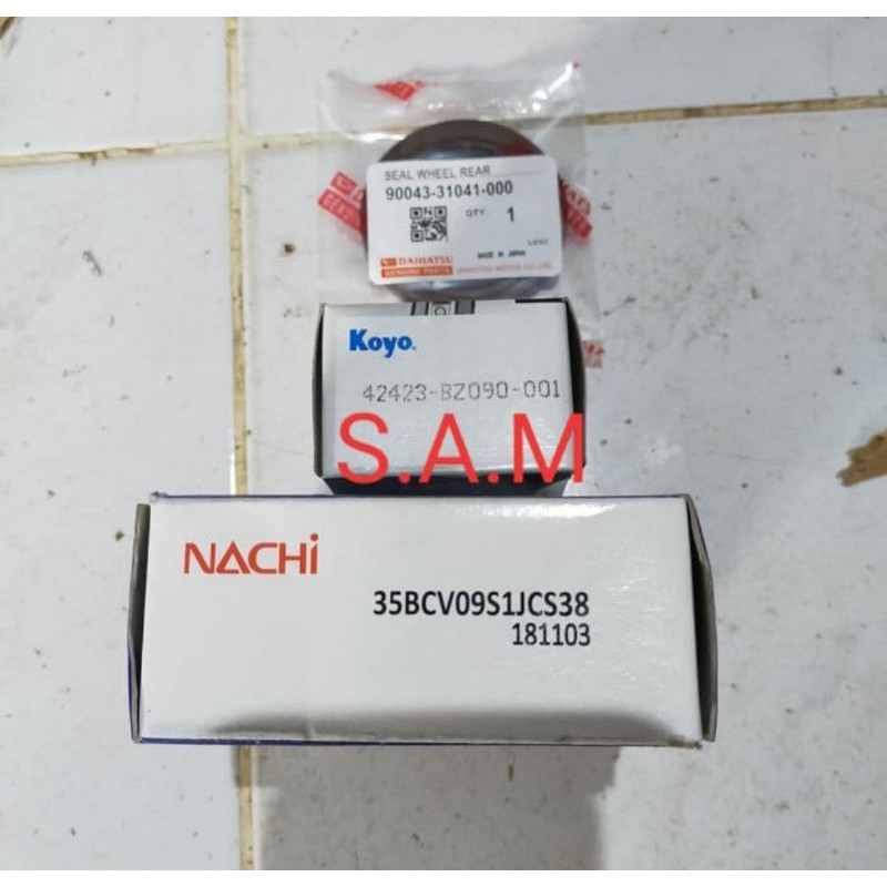 bearing roda belakang grandmax+cones grandmax+seal roda belakang grandmax