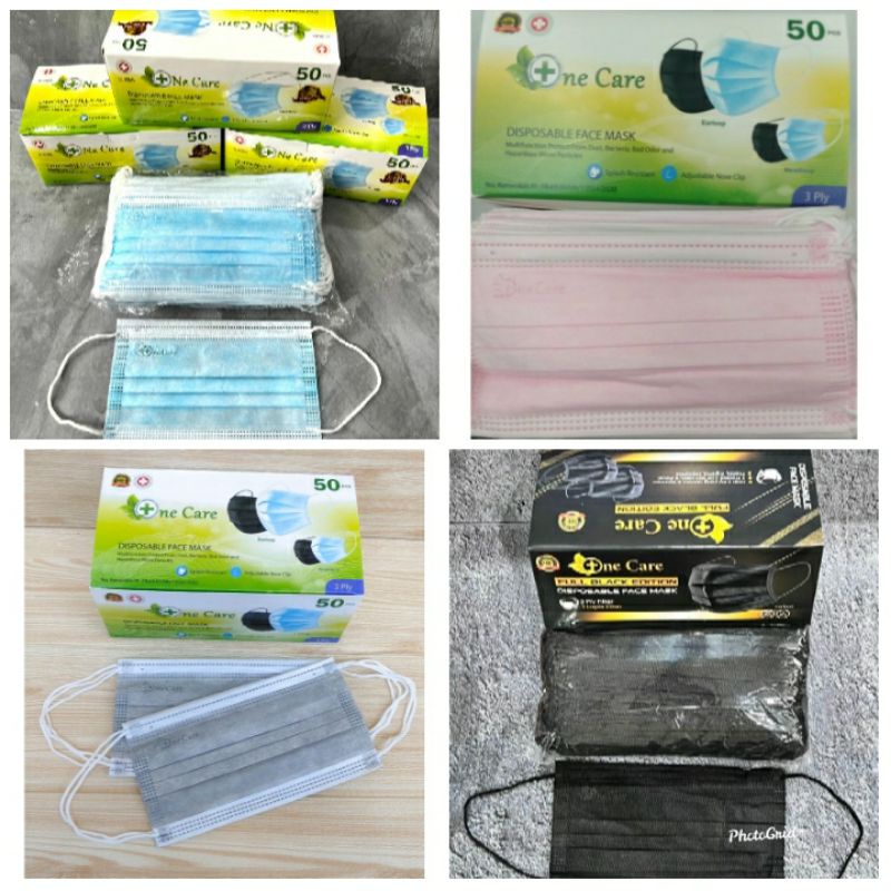 MASKER ONE CARE 3 PLY 50 PCS