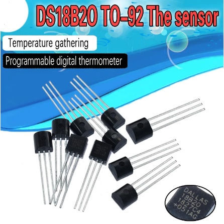 Sensor Digital Temperature Thermometer  Suhu DS18B20 18B20 18S20 TO-92 IC Arduino