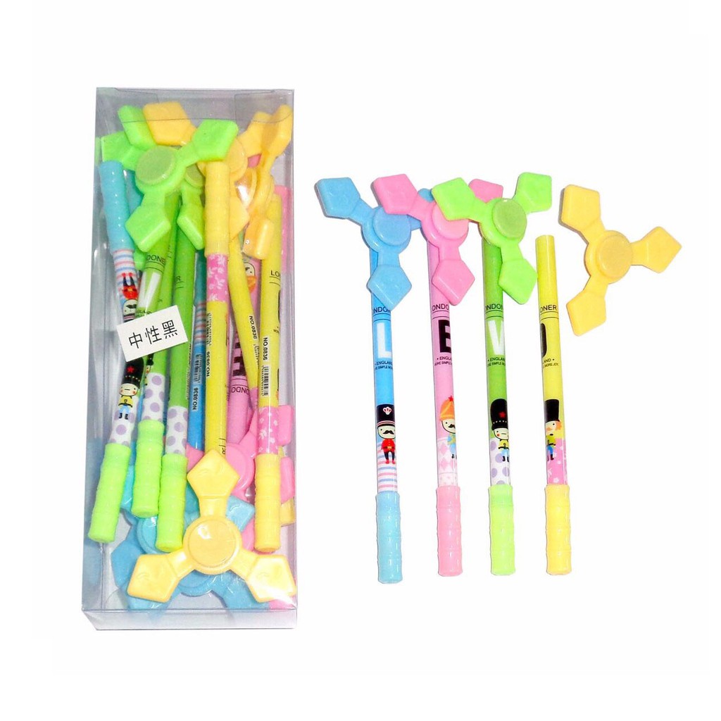 

Pulpen Spinner / Gel Pen Baling unik souvenir bolpoin buah lucu warna