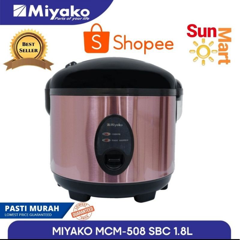 Paling Laris &gt;&gt; Magic Com / penanak nasi Miyako 1.8L MCM-508 SBC