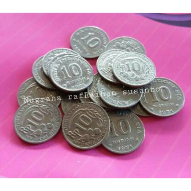 UAng kuno 10 rupiah tahun 1971
