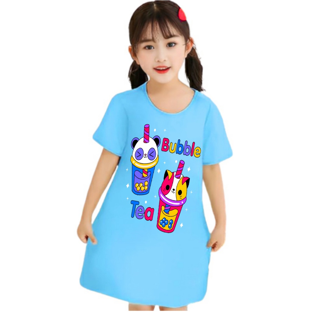 daster anak perempuan motif KUROMI 1-6 Tahun