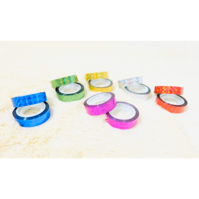 

solasi hologram warna warni hijau biru fanta gold merah silver 1roll