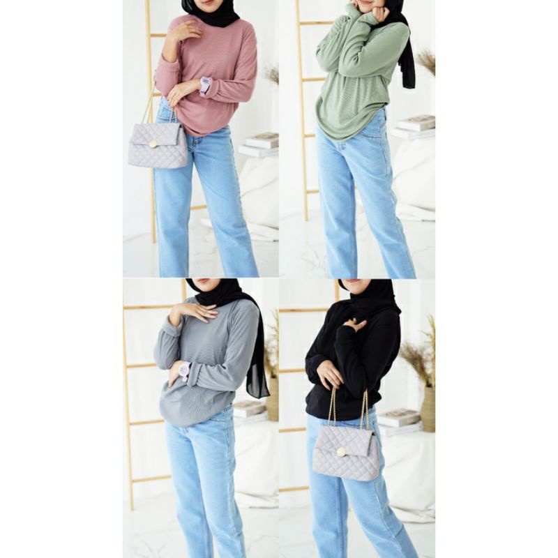 KAOS RIB/KAOS LENGEN PANJANG BASIC/ KAOS POLOS/KAOS RIB PREMIUM/ KAOS LENGEN PANJANG 100% REAL PICK/KAOS RIB PREMIUM BERKUALITAS