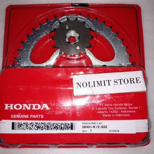 Gear Set Honda Megapro Monoshock Asli