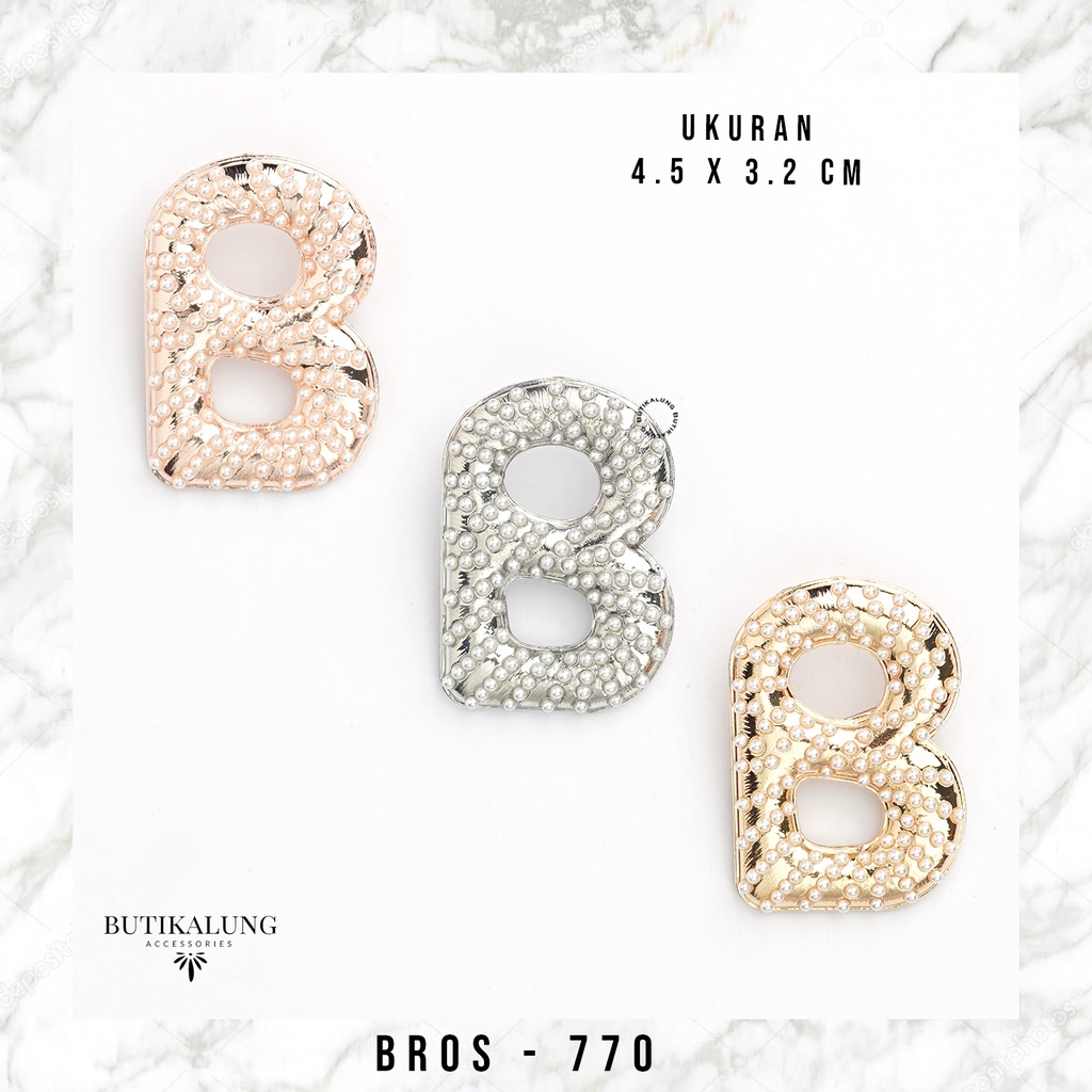 Bros Hijab Bross Peniti Brooch Jilbab Aksesoris Fashion Wanita Perhiasan Muslim 770