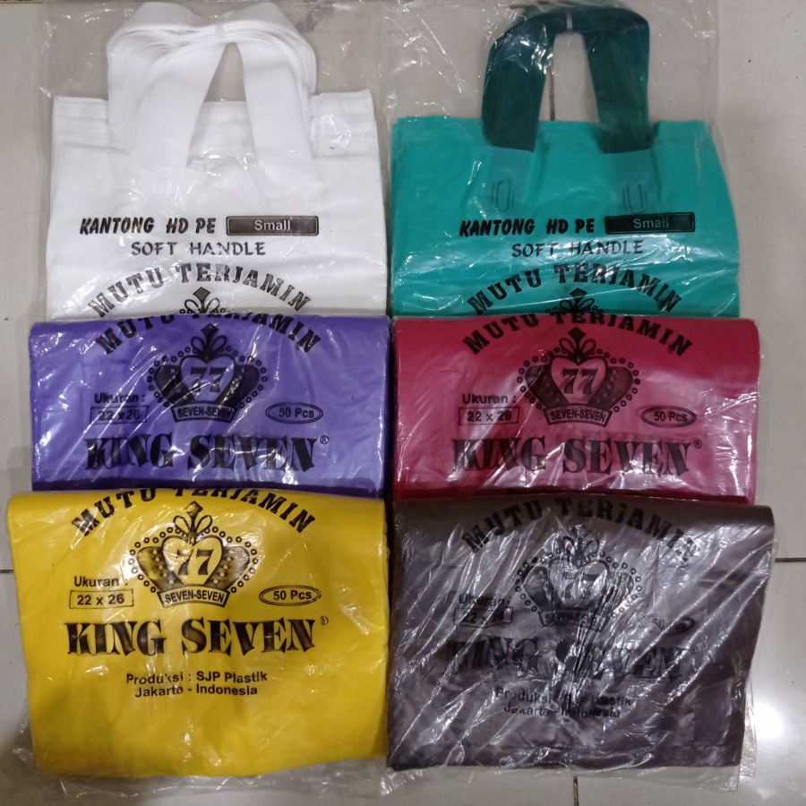 kantong plastik/soft hendle polos