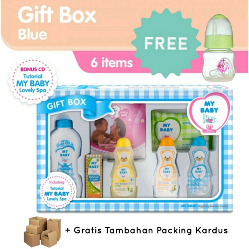 GIFT BOX ZWITSAL | MY BABY Natural Essential Gift Set Box Paket Kelahiran | Kado Kelahiran Bayi | GIFT BOX