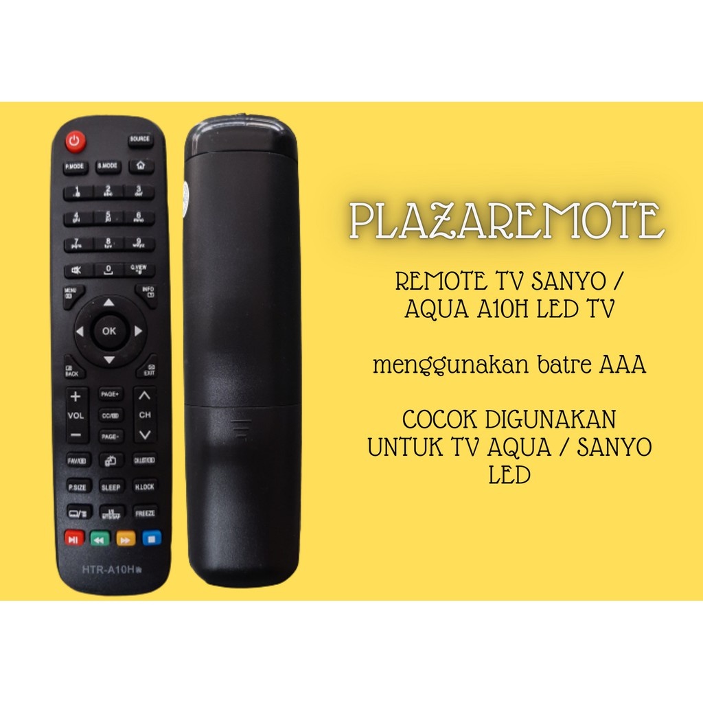 REMOTE AQUA SANYO TV MULTI LED LCD A10H Haier (LE32AQT6100 LE40AQT8550)