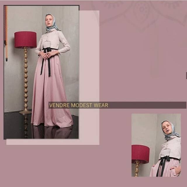 DRESS MISHA VENDRE MODEST WEAR BAJU MUSLIM MODERN