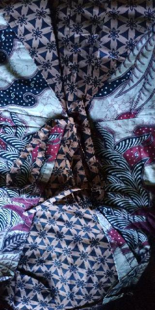 Gamis Batik Jazzy Motif Tenun Songket Tribal Big Size Jumbo Xxl Ld 110 Kerja Kantor Batik Murah Bgt